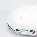 4'lü Tüy Ve Yaprak Tasarımlı Modern Dekoratif Dijital Baskılı Yuvarlak Yastık Kırlent Kılıf Seti Realhomes