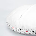 4'lü Sevgililer Günü Konseptli Özel Tasarım Modern Kombin Yuvarlak Yastık Kırlent Kılıf Seti Realhomes