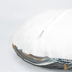 4'lü Soyut Çizimler Motifli Dijital Baskılı Dekoratif Yuvarlak Yastık Kırlent Kılıf Seti Realhomes