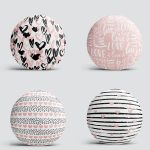 4'lü Sevgililer Günü Konseptli Özel Tasarım Modern Kombin Yuvarlak Yastık Kırlent Kılıf Seti Realhomes