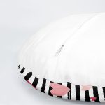 4'lü Sevgililer Günü Konseptli Özel Tasarım Modern Kombin Yuvarlak Yastık Kırlent Kılıf Seti Realhomes