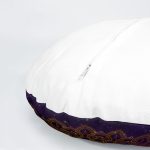 4'lü Uzak Doğu Yoga Tasarımlı Renkli Yuvarlak Yastık Kırlent Kılıf Seti Realhomes