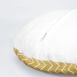 4'lü Özel Gold Tasarımlı Dijital Baskılı Modern Yuvarlak Yastık Kırlent Kılıf Seti Realhomes