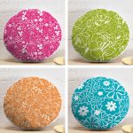 - YuvPtk4luSet727-4lu-Renkli-Zeminde-Beyaz-Cicek-Motifli-Dekoratif-Yuvarlak-Yastik-Kirlent-Kilifi-Seti - Realhomes  4'lü Rengarenk Zeminde Beyaz Çiçek Motifli Dekoratif Yuvarlak Yastık Kırlent Kılıfı Seti Realhomes