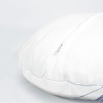 4'lü Beyaz Zemin Pembe & Mavi Kelebek Tasarımlı Dijital Baskılı Yuvarlak Yastık Kırlent Kılıf Seti Realhomes