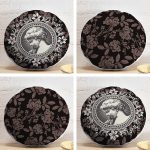 4'lü Koyu Renkli Etnik Tasarımlı Dijital Baskılı Modern Yuvarlak Yastık Kırlent Kılıf Seti Realhomes