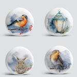 - YuvPtk4luSet745-4lu-Beyaz-Zemin-Suluboya-Uzerinde-Hayvan-Tasarimli-Modern-Yuvarlak-Yastik-Kirlent-Kilif-Seti-1 - Realhomes  4'lü Beyaz Zemin Suluboya Üzerinde Hayvan Tasarımlı Modern Yuvarlak Yastık Kırlent Kılıf Seti Realhomes