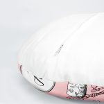 4'lü Renkli Zemin Retro Çevirmeli Telefon Tasarımlı Modern Yuvarlak Yastık Kırlent Kılıf Seti Realhomes