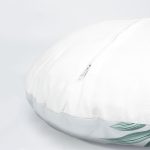 4'lü Renkli Zemin Yaprak Dalları Özel Tasarım Dijital Baskılı Yuvarlak Yastık Kırlent Kılıf Seti Realhomes