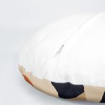 4'lü Krem Zeminli Etnik Tasarımlı Dijital Baskılı Modern Yuvarlak Yastık Kırlent Kılıf Seti Realhomes