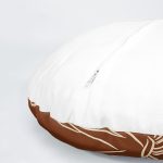 4'lü Rengarenk Zemin Onedraw Çiçek Çizimli Dijital Baskılı Modern Yuvarlak Yastık Kırlent Kılıf Seti Realhomes