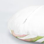 4'lü Egzotik Yaprak Tasarımlı Dijital Baskılı Modern Yuvarlak Yastık Kırlent Kılıf Seti Realhomes