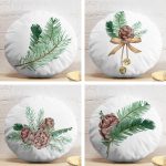 - YuvPtk4luSet793-4lu-Kozalakli-Yaprak-Tasarimli-Dijital-Baskili-Modern-Yuvarlak-Yastik-Kirlent-Kilif-Seti - Realhomes 4'lü Kozalaklı Yaprak Tasarımlı Dijital Baskılı Modern Yuvarlak Yastık Kırlent Kılıf Seti Realhomes