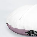 4'lü Efaltun & Beyaz Kaktüs Tasarımlı Dijital Baskılı Modern Yuvarlak Yastık Kırlent Kılıf Seti Realhomes