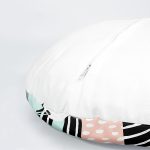 4'lü Siyah & Gri Hediye Paketleri Yılbaşı Temalı Dijital Baskılı Yuvarlak Yastık Kırlent Kılıf Seti Realhomes