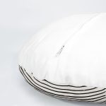 4'lü Çizgili Etnik İskandinav Tasarımlı Dijital Baskılı Modern Yuvarlak Yastık Kırlent Kılıf Seti Realhomes