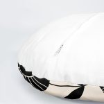 4'lü Çiçek Tasarımlı El Motifli Dijital Baskılı Modern Yuvarlak Yastık Kırlent Kılıf Seti Realhomes