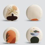 4'lü Etnik Özel Tasarım Dijital Baskılı Modern Yuvarlak Yastık Kırlent Kılıf Seti Realhomes