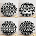 4'lü Özel Tasarım İskandinav Tasarımlı Dijital Baskılı Modern Yuvarlak Yastık Kırlent Kılıf Seti Realhomes