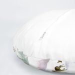 4'lü Geyikli Bağ Evi Kış Temalı Dijital Baskılı Modern Yuvarlak Yastık Kırlent Kılıf Seti Realhomes