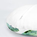 4'lü Beyaz Zemin Kaktüs Tasarımlı Dijital Baskılı Modern Yuvarlak Yastık Kırlent Kılıf Seti Realhomes