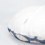 4'lü Kot Zeminde Geometrik Şekiller Motifli Dijital Baskılı Yuvarlak Yastık Kırlent Kılıf Seti Realhomes