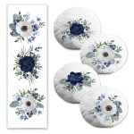 Kırmızı Ekose Zeminli Yılbaşı Temalı 4 Yuvarlak Kırlent 1 Runner Seti Realhomes