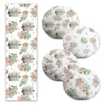 Bohem Özel Tasarımlı 4 Yuvarlak Kırlent 1 Runner Seti Realhomes