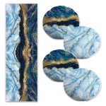 RealHomes Yılbaşı Özel 4 Yuvarlak Kırlent Kılıfı ve Runner Seti Realhomes