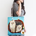 - Canta-209-1 - Realhomes Realhomes Özel Tasarım Çiçek Desenli Kumaş Plaj Çantası Realhomes