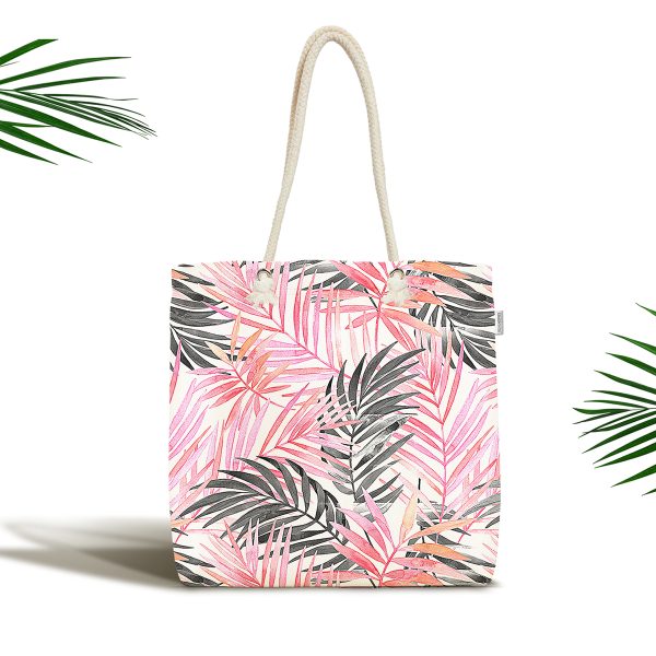 Bulut Mavi Yıldız Kumaş Plaj Çantası Realhomes