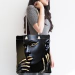 - Canta-3332-1 - Realhomes African Gold Kadın Özel Tasarımlı Kumaş Plaj Çantası Realhomes