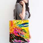 Multi Renkler Dijital Baskılı Kumaş Plaj Çantası Realhomes