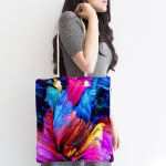 - Canta-3655-1 - Realhomes 3 Boyutlu Dijital Baskılı Kumaş Plaj Çantası Realhomes