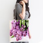 - Canta-3657-1 - Realhomes Göz Motifli Özel Tasarım Dijital Baskılı Kumaş Plaj Çantası Realhomes