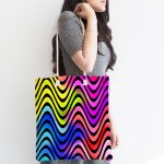 Multi Renkler Dijital Baskılı Kumaş Plaj Çantası Realhomes