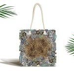 - Canta-3734 - Realhomes Spring Özel Tasarım Dijital Baskılı Kumaş Plaj Çantası Realhomes