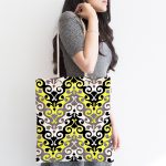 Etnik Motifli Dijital Baskılı Kumaş Plaj Çantası Realhomes