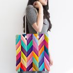 Multi Colar Dijital Baskılı Kumaş Plaj Çantası Realhomes