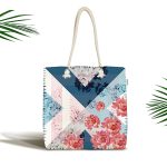 Fashion Özel Tasarım Dijital Baskılı Kumaş Plaj Çantası Realhomes