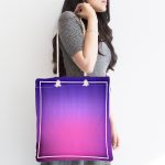 Ebru Desenli Dijital Baskılı Kumaş Plaj Çantası Realhomes