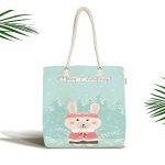 - Canta-4355 - Realhomes Realhomes Christmas Ayıcık Desenli Özel Tasarım Kumaş Plaj Çantası Realhomes