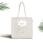 - Canta-4366 - Realhomes Baby Shower Temalı Özel Tasarımlı Dijital Baskılı Çocuk Odası Kumaş Plaj Çantası Realhomes