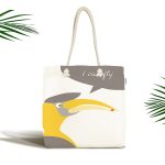 - Canta-4377 - Realhomes I Can Fly Leylek Motifli Bebek Odası Kumaş Plaj Çantası Realhomes