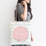 - Canta-4510-1 - Realhomes Baby Shower Temalı Özel Tasarımlı Dijital Baskılı Çocuk Odası Kumaş Plaj Çantası Realhomes