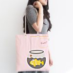 - Canta-4589-1 - Realhomes Pembe Zeminde Akvaryum Temalı Çocuk Odası Kumaş Plaj Çantası Realhomes