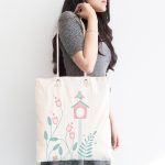 Beyaz Zemin Uyuyan Baykuş Motifli Özel Tasarımlı Dijital Baskılı Çocuk Odası Kumaş Plaj Çantası Realhomes