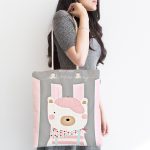 Welcome A Little Boy Yazılı Özel Tasarımlı Dijital Baskılı Çocuk Odası Kumaş Plaj Çantası Realhomes