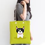 - Canta-4870-1 - Realhomes Realhomes Köpek Desenli Dijital Baskılı Kumaş Plaj Çantası Realhomes