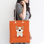 - Canta-4871-1 - Realhomes Realhomes Köpek Desenli Dijital Baskılı Kumaş Plaj Çantası Realhomes